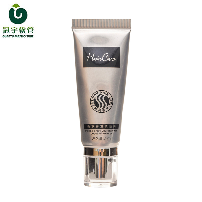 Plastic Cosmetic Tube with Flat/oblate Shape And Screw Top Cap for BB Cream