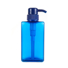 Empty 300ml Square New Design Delicate Frosted Finishing Multiple Colors Plastic Bottle for Cosmetic Shampoo Packaging Container