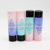 Face Wash Body Lotion Luxury Silkscreen Colourful Printing Cosmetic Aluminum Squeeze Tubes Bright Aluminum Cosmetic Tubes with Flip Cap