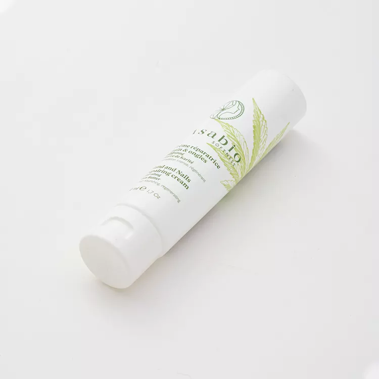 Biodegradable Customized Cosmetic Plastic White Tube Packaging