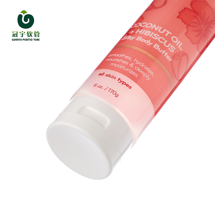 170g Pe Plastic Cosmetic Printing Tube with Flip Top Cap