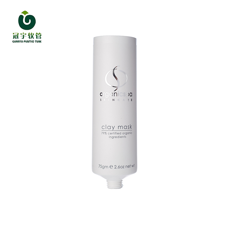 40mm Diameter Oval Plastic Tube with Metalized Oval Screw On Cap