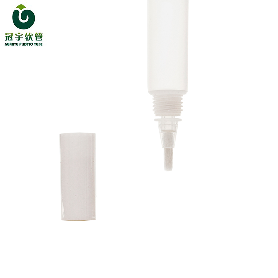 10ml Glossy Hot Stamping Silkscreen Printing Eye Cream Packaging Cosmetic Plastic Tube 