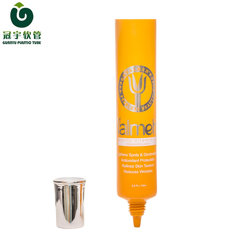Plastic Cosmetic Containers 40mm Long Nozzle Plastic Tube 