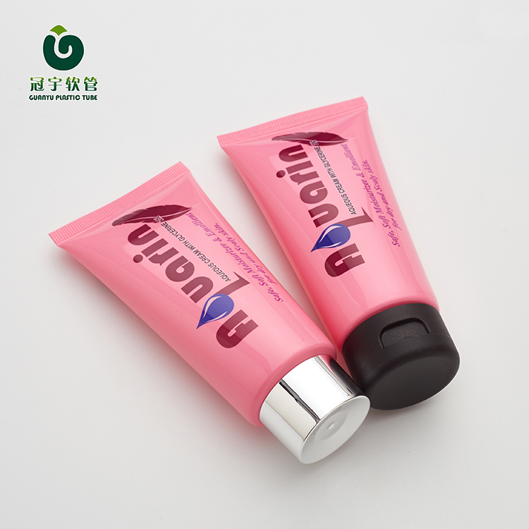 45mm Cosmetic Transparent Hair Gel Empty Clear Plastic Cream Packaging Tubes