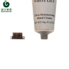 Plastic Cosmetic Tube with Flat/oblate Shape And Screw Top Cap for BB Cream