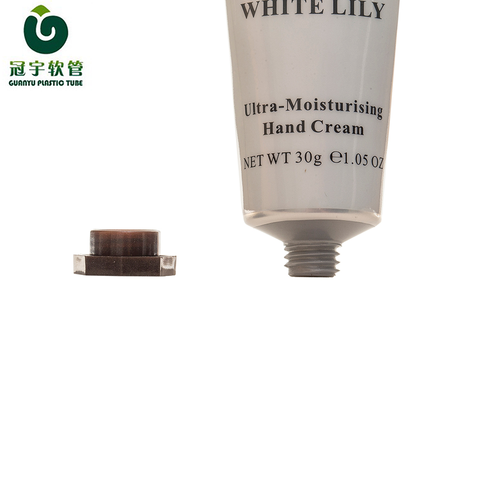 Plastic Cosmetic Tube with Flat/oblate Shape And Screw Top Cap for BB Cream